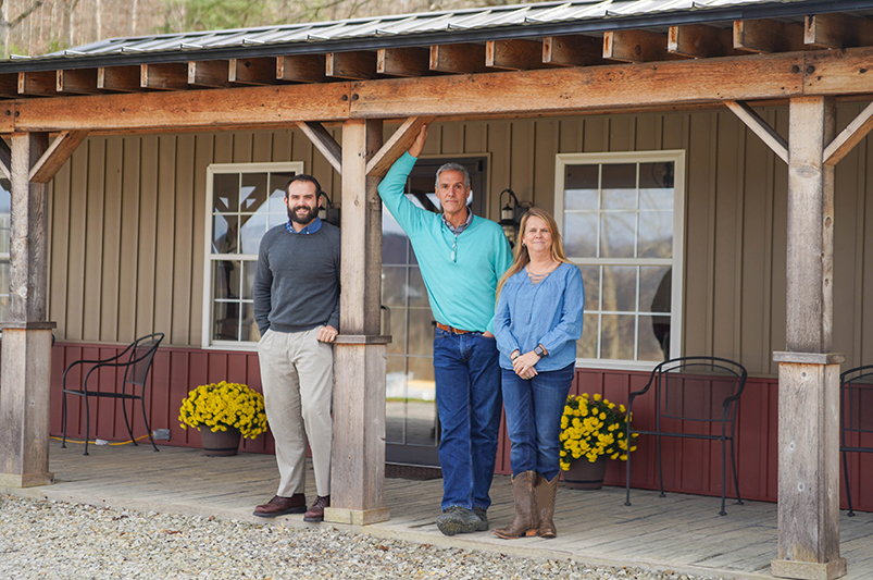 Bishop, P.A., & Stacey group photo outside, StrongTower Investments